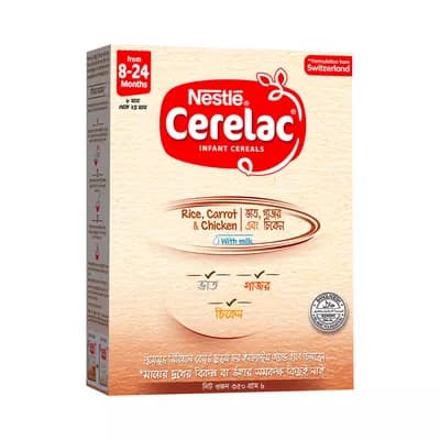 Nestlé Cerelac 3 Wheat & 4 Fruits (10 Month +) 350 gm